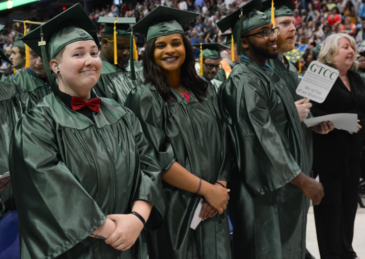 GTCC students at graduation