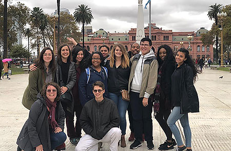 GTCC group at Argentina president's house