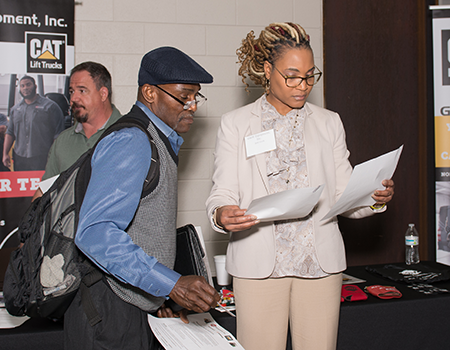 Career Services holds career fairs annually